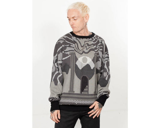 Rising Pixel Knitted Sweater